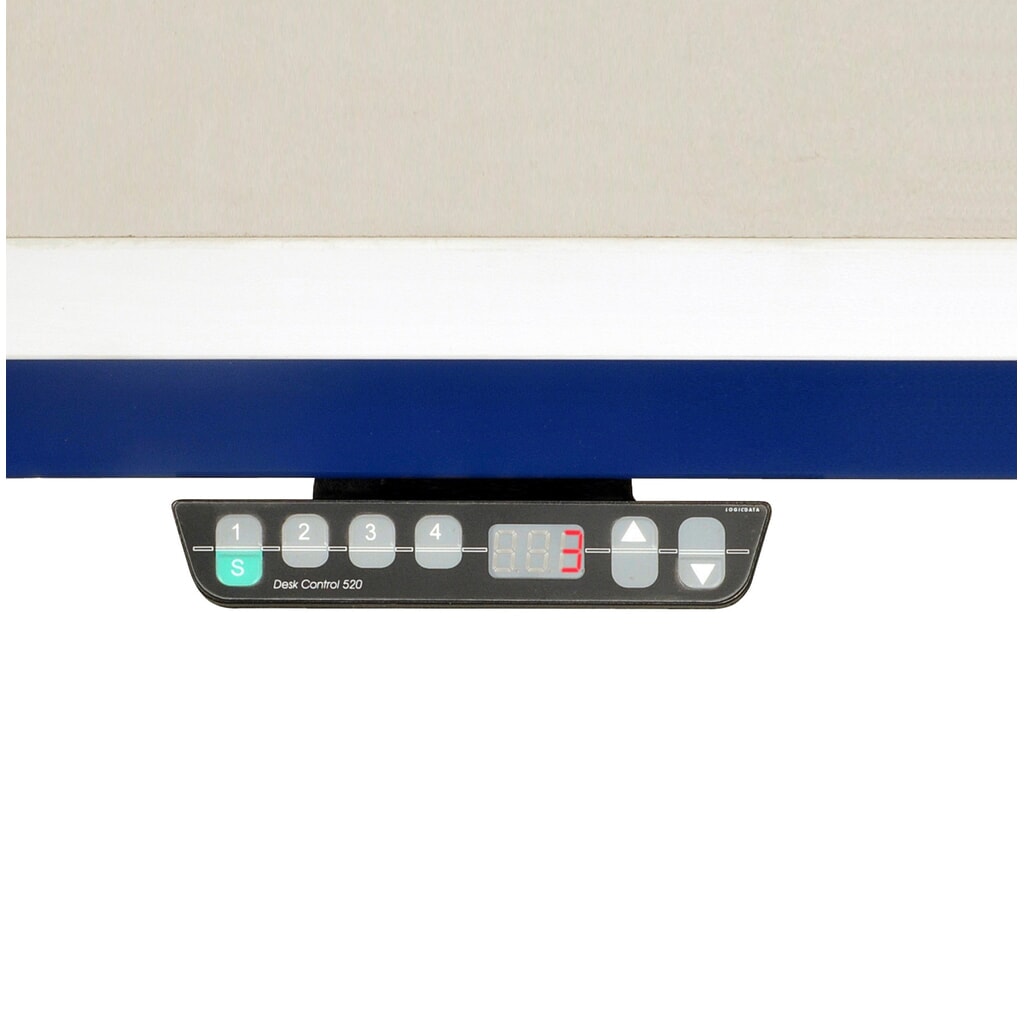 Produktabbildung: Elektrische Höhenverstellung für DAHMEN Packtische Classic, Verstellbereich 750-930 mm