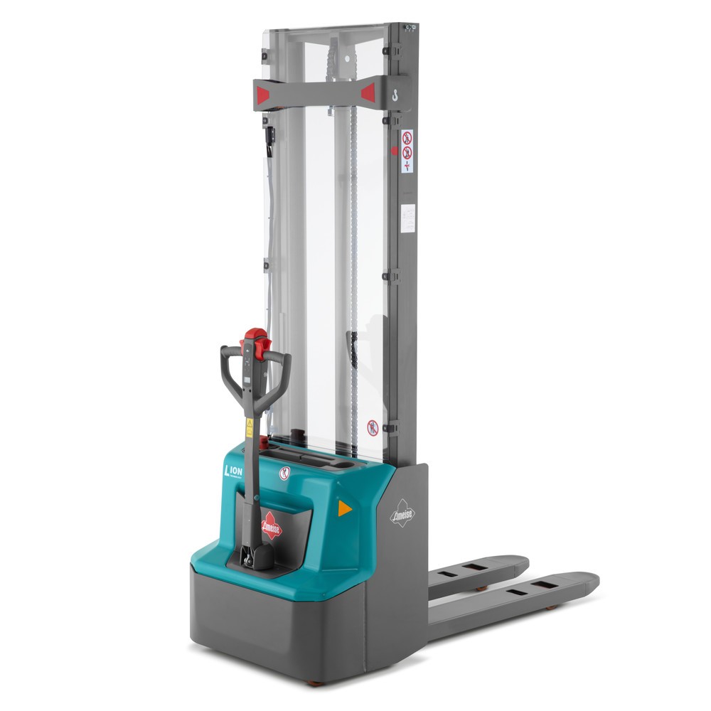 Product afbeelding: Elektrische stapelaar Ameise® PSE 1.2, tweevoudige telescoop hefmast, hefhoogte 3.600 mm, draagvermogen 1.200 kg