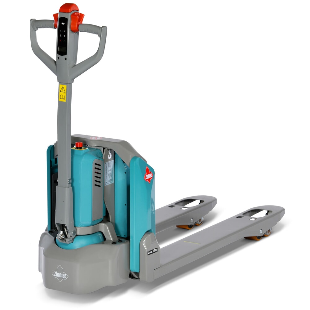 Produktabbildung: Elektro-Hubwagen Ameise® PTE 1.5, Tragfähigkeit 1.500 kg, Gabellänge 1.000 mm