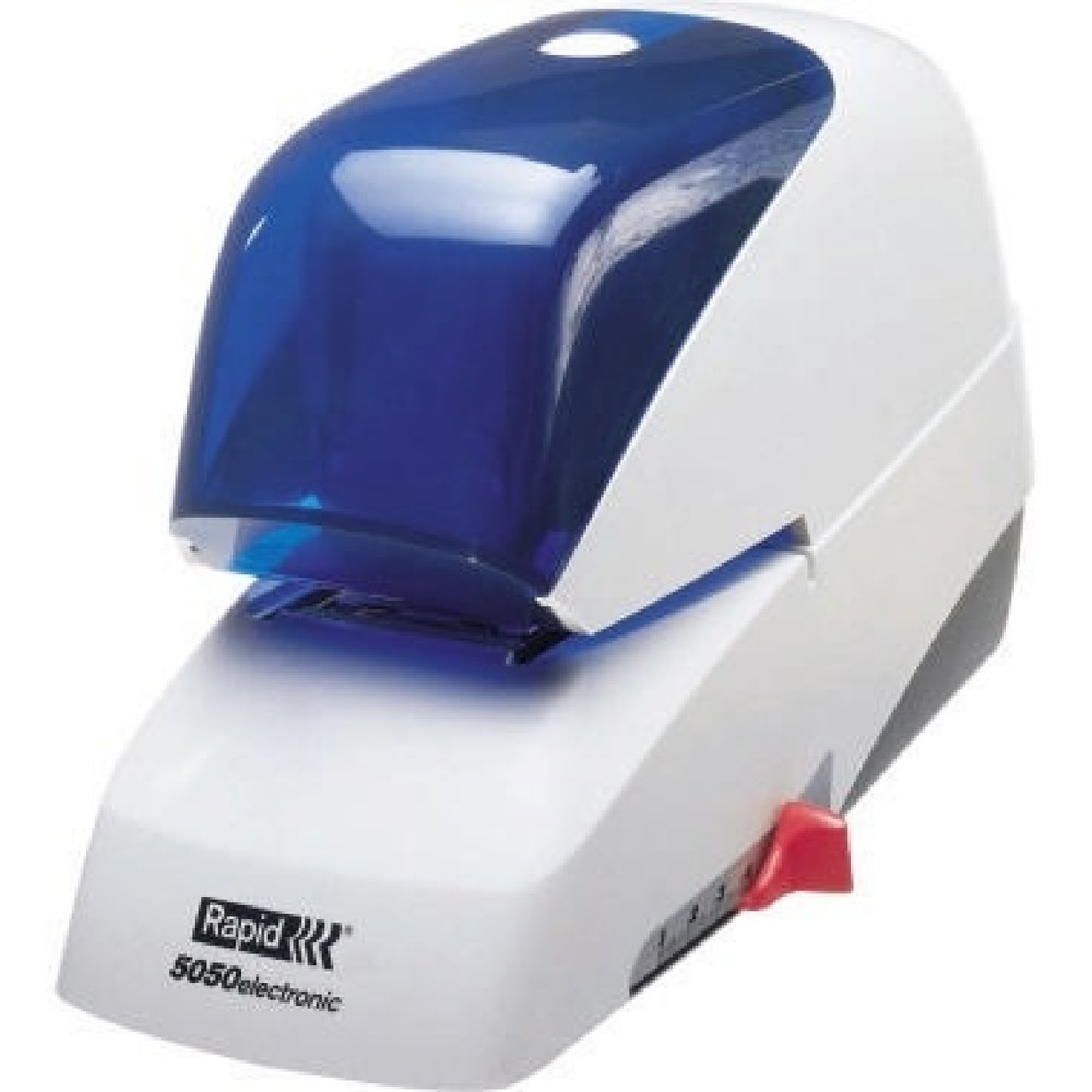 Produktabbildung: Rapid Elektroheftgerät 5050e 20993210 Kunststoff weiß/blau