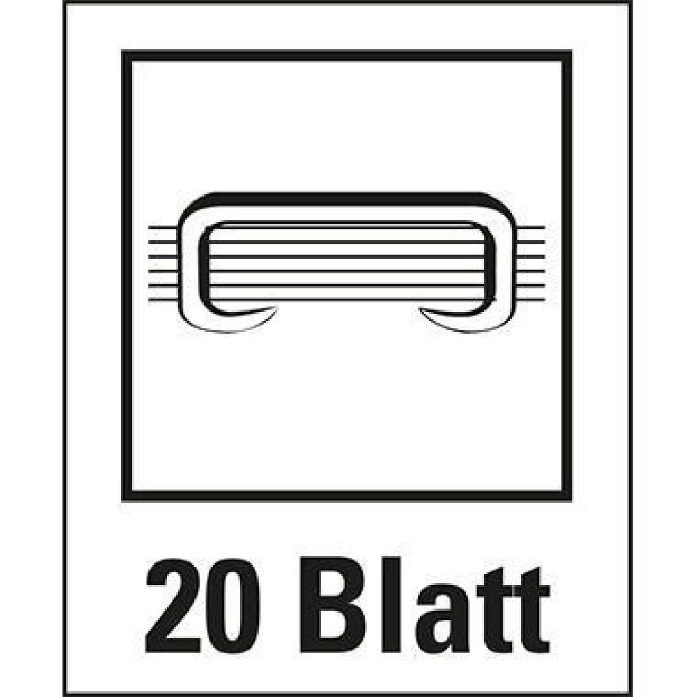 Produktabbildung Nr. 3: Soennecken Heftgerät 3159 bis 20Blatt Metall 24/6 26/6 sw