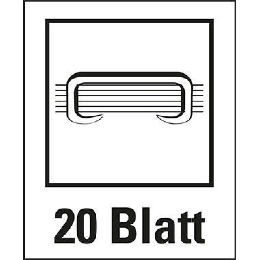 Soennecken Heftgerät 3158 bis 20Blatt Metall 24/6 26/6 grau Produktabbildung Nr. 3: Soennecken Heftgerät 3158 bis 20Blatt Metall 24/6 26/6 grau