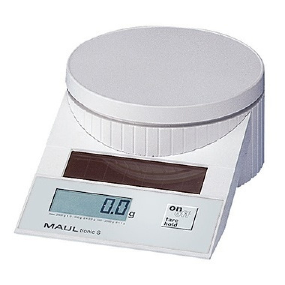 Produktabbildung: MAUL Briefwaage MAULtronic S 1512002 max. 2kg Kunststoff weiß