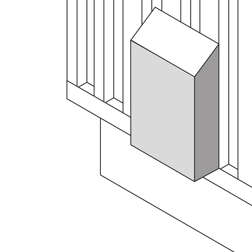 Produktabbildung Nr. 1: Elektrowandheizer für SAFE Tank Gefahrstoffcontainer WGK 1-3, feuerfest