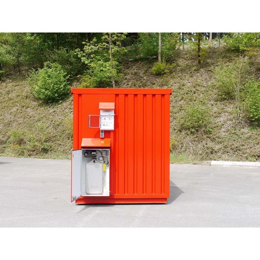 Produktabbildung Nr. 2: Elektrowandheizer für SAFE Tank Gefahrstoffcontainer WGK 1-3, feuerfest