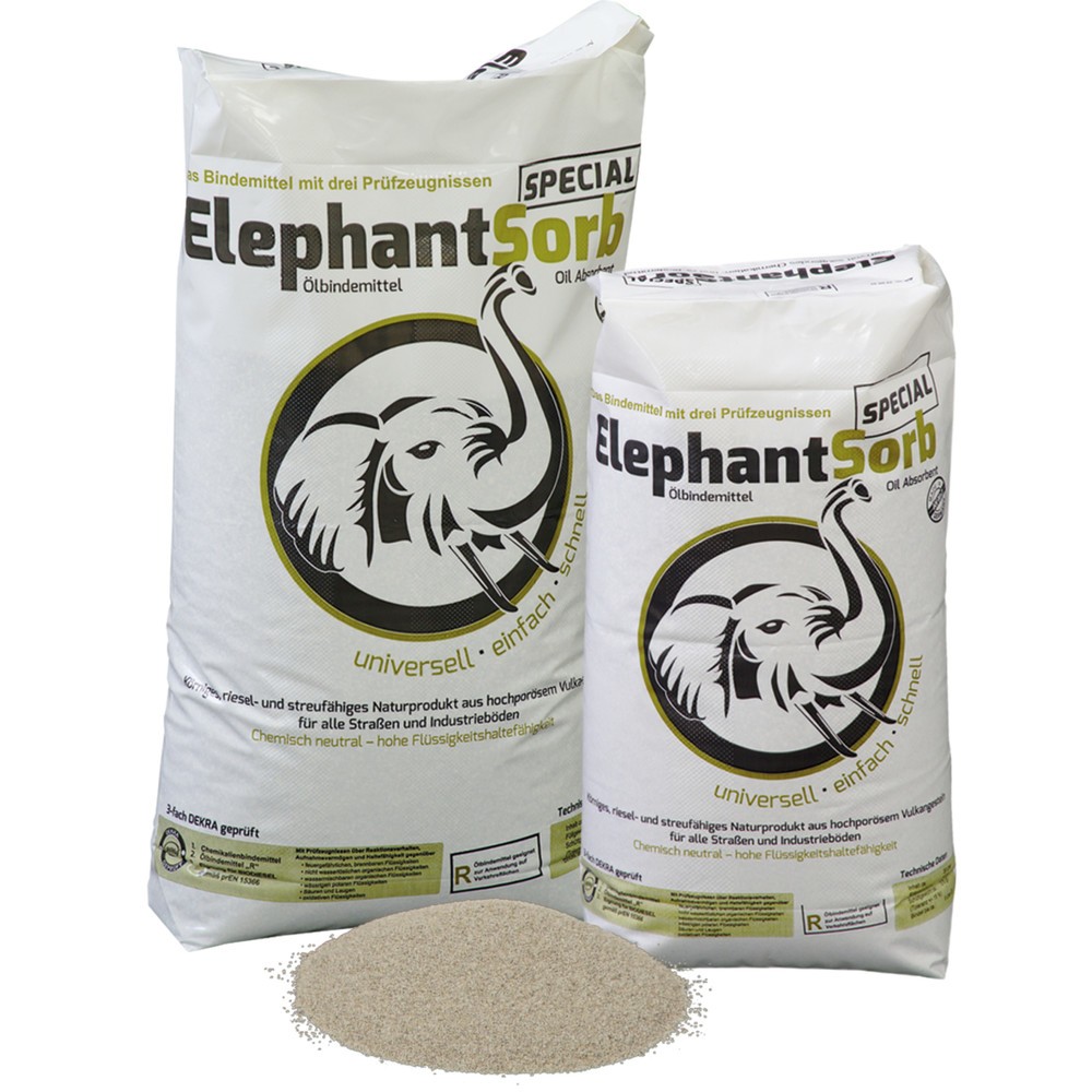 Produktabbildung Nr. 2: Elephant Sorb Special, 40 Liter, Chemikalien- und Ölbindemittel "R", 2 Stk/VE