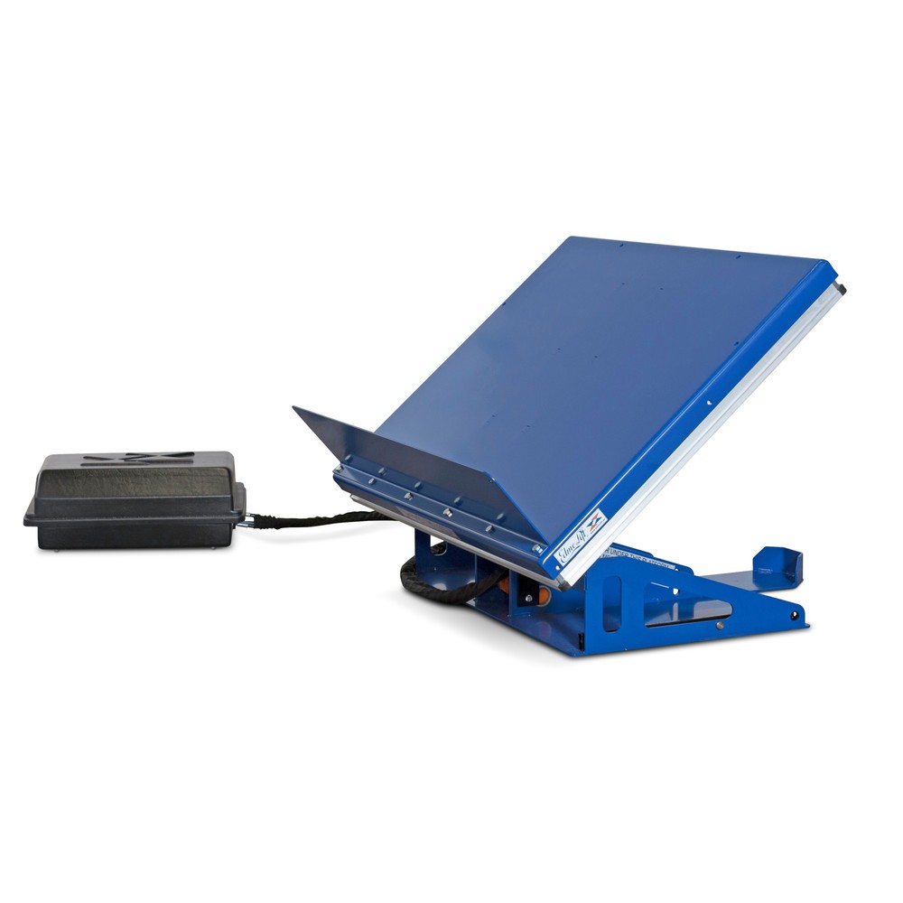 Número de imagen del producto 1: Dispositivo de inclinación de altura EdmoLift® con plataforma cerrada, carrera 235 - 550 mm, capacidad de carga 750 kg