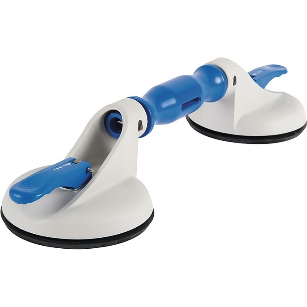 Illustration du produit: Ventouse de levage capacité de charge 35 kg D. tête 120 mm 2 têtes plastique VER