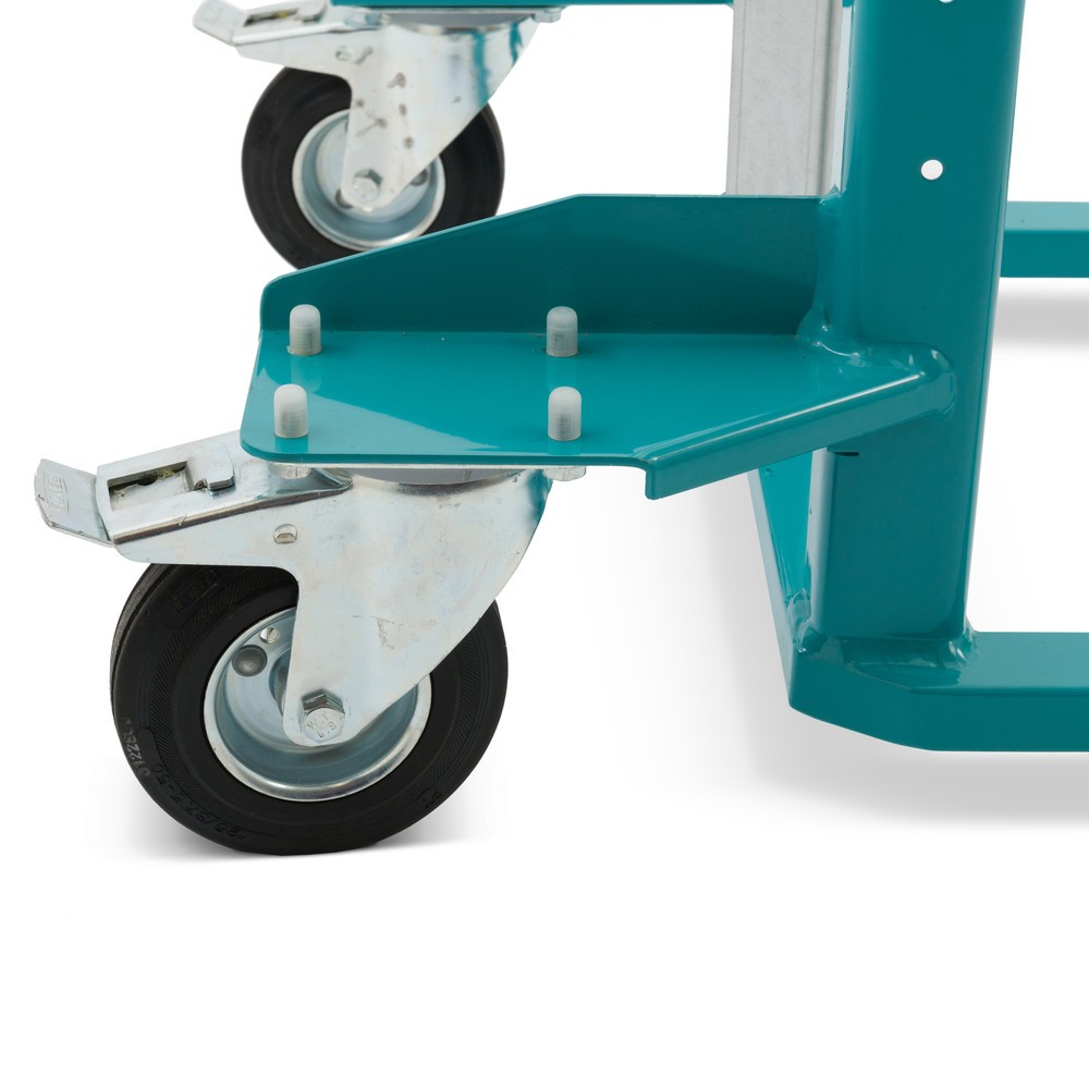 N° de l'image du produit 4 : Élévateurs de matériaux à manivelle Ameise® avec dispositif de prise à fourche, pneumatiques en TPE
