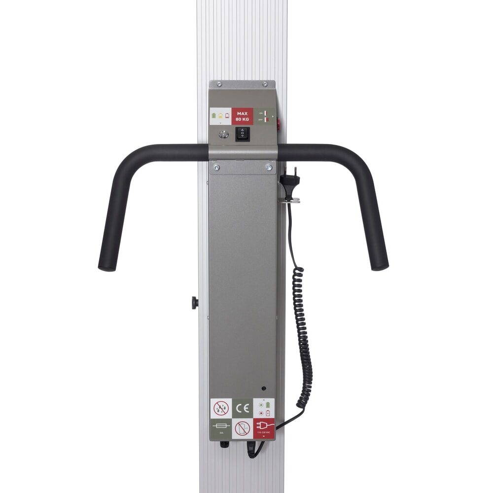 Immagine del prodotto n. 3: Elevatore HOVMAND con manipolatore rotoli per rotoli fino a 40 kg, altezza di sollevamento 1.242 mm, portata 80 kg