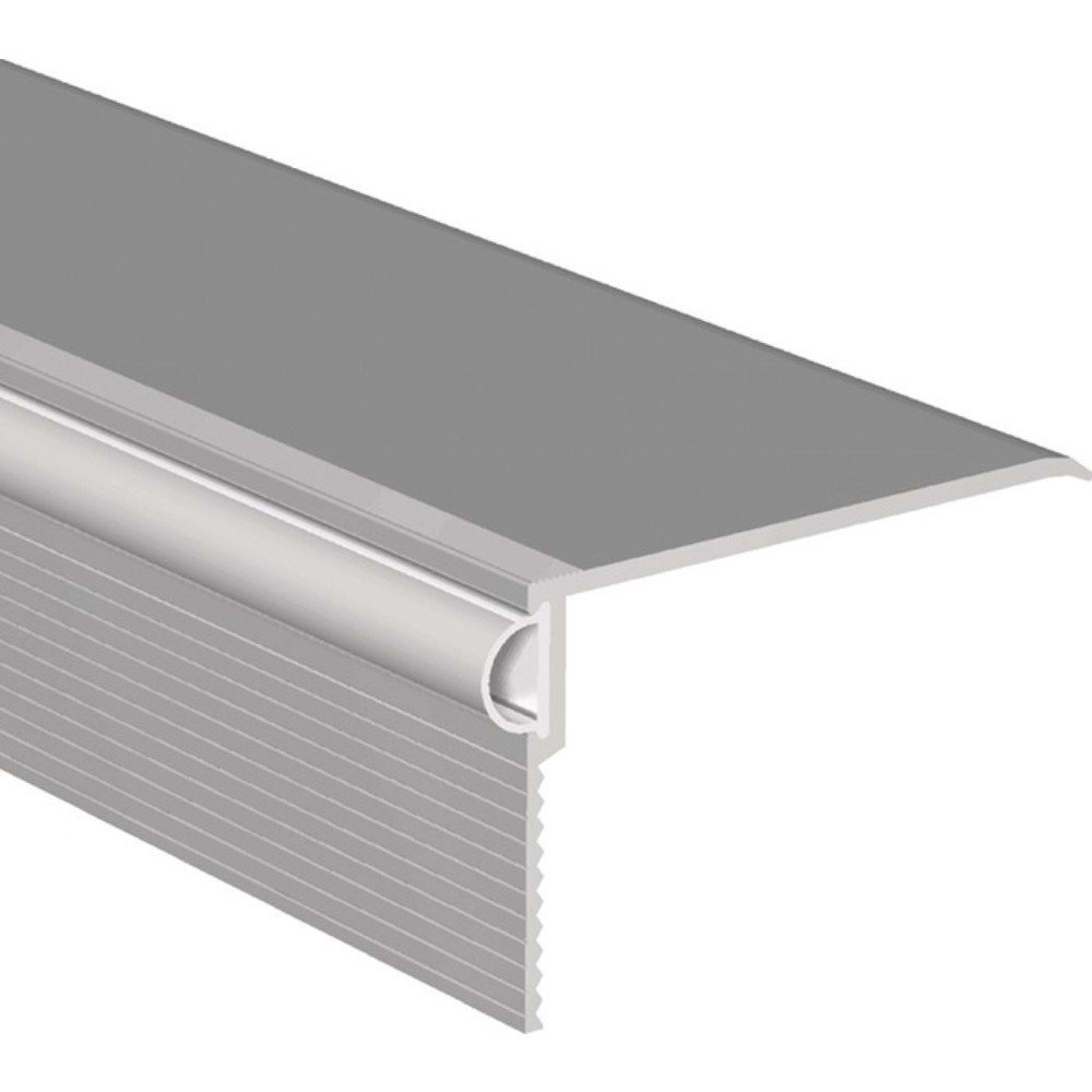 Produktabbildung: ELLEN Renovierungsschiene ARP, Aluminium eloxiert silber, Länge 1800 mm Breite 55 mm, zum Schrauben