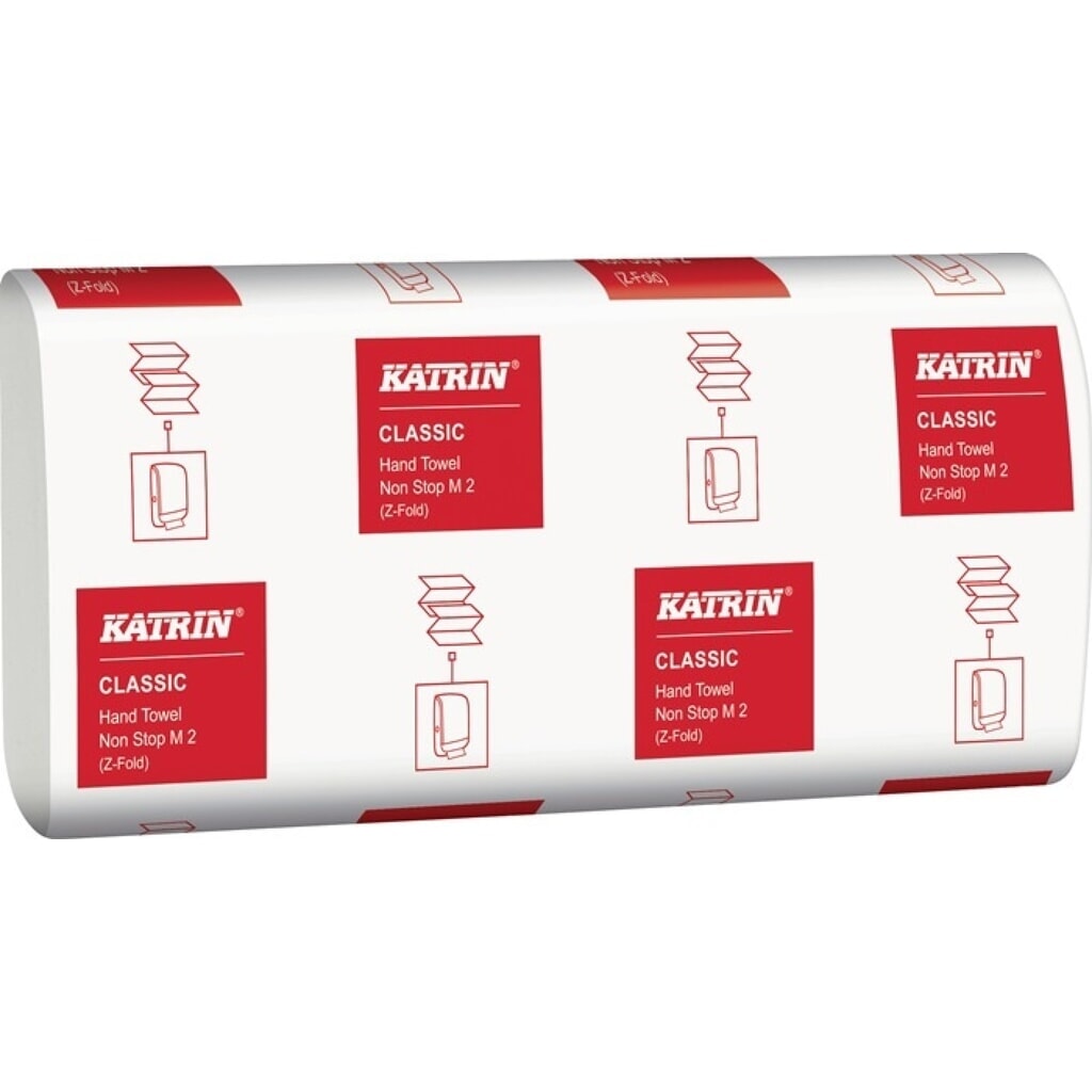 ELOS Falthandtuch Katrin Classic M 2, 2-lagig weiß, L203xB240ca.mm Produktabbildung: ELOS Falthandtuch Katrin Classic M 2, 2-lagig weiß, L203xB240ca.mm