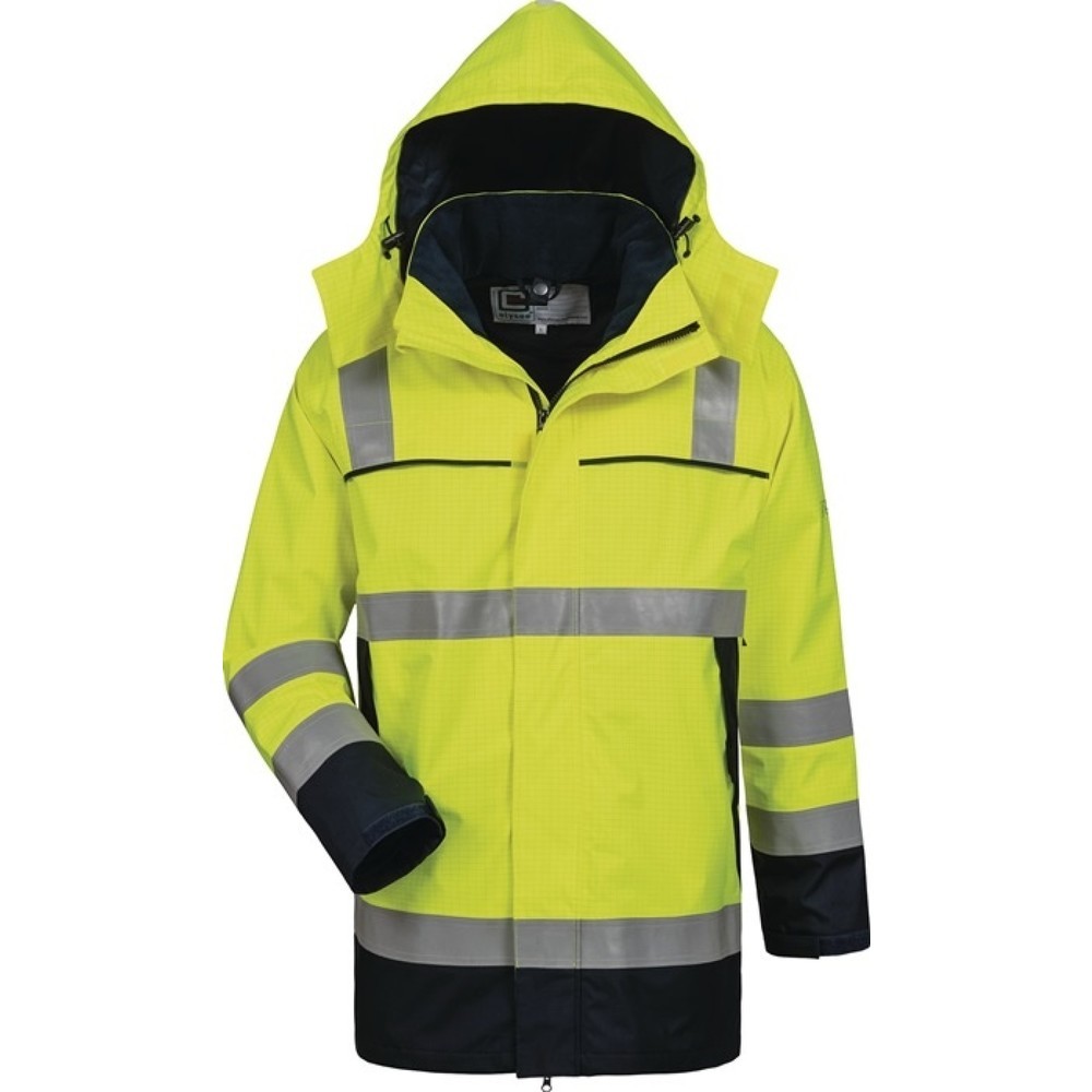 Produktabbildung: ELYSEE Multinorm-Parka Toivo, gelb/marine, Größe L