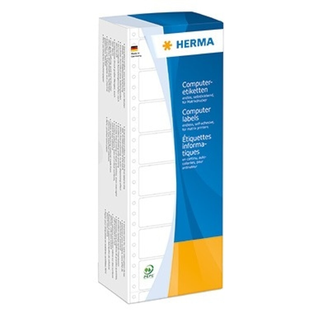 HERMA Endlosetikett 8211 88,9x35,7mm weiß 4.000 St./Pack. Produktabbildung: HERMA Endlosetikett 8211 88,9x35,7mm weiß 4.000 St./Pack.