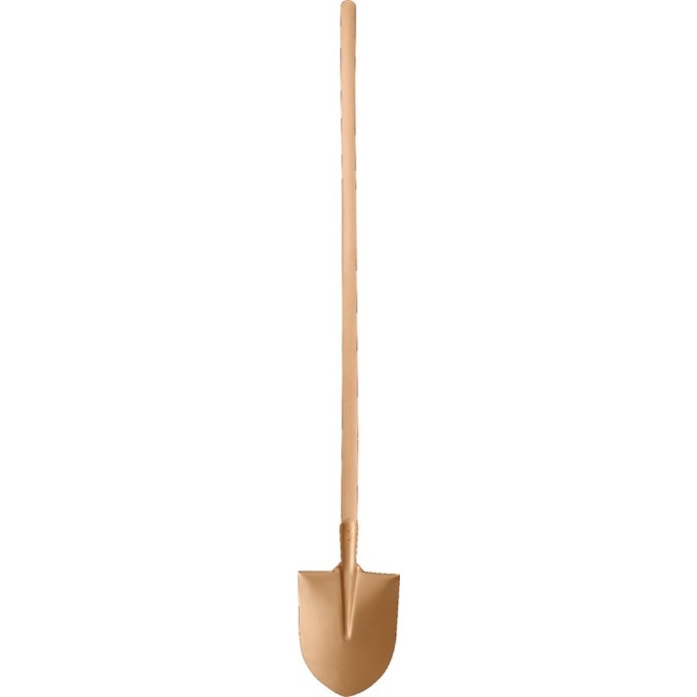Produktabbildung: ENDRES TOOLS Frankfurter Schaufel 240x300mm m.ger.Stiel funkenfrei