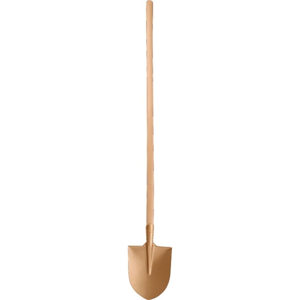 Produktabbildung: ENDRES TOOLS Frankfurter Schaufel 240x300mm m.ger.Stiel funkenfrei