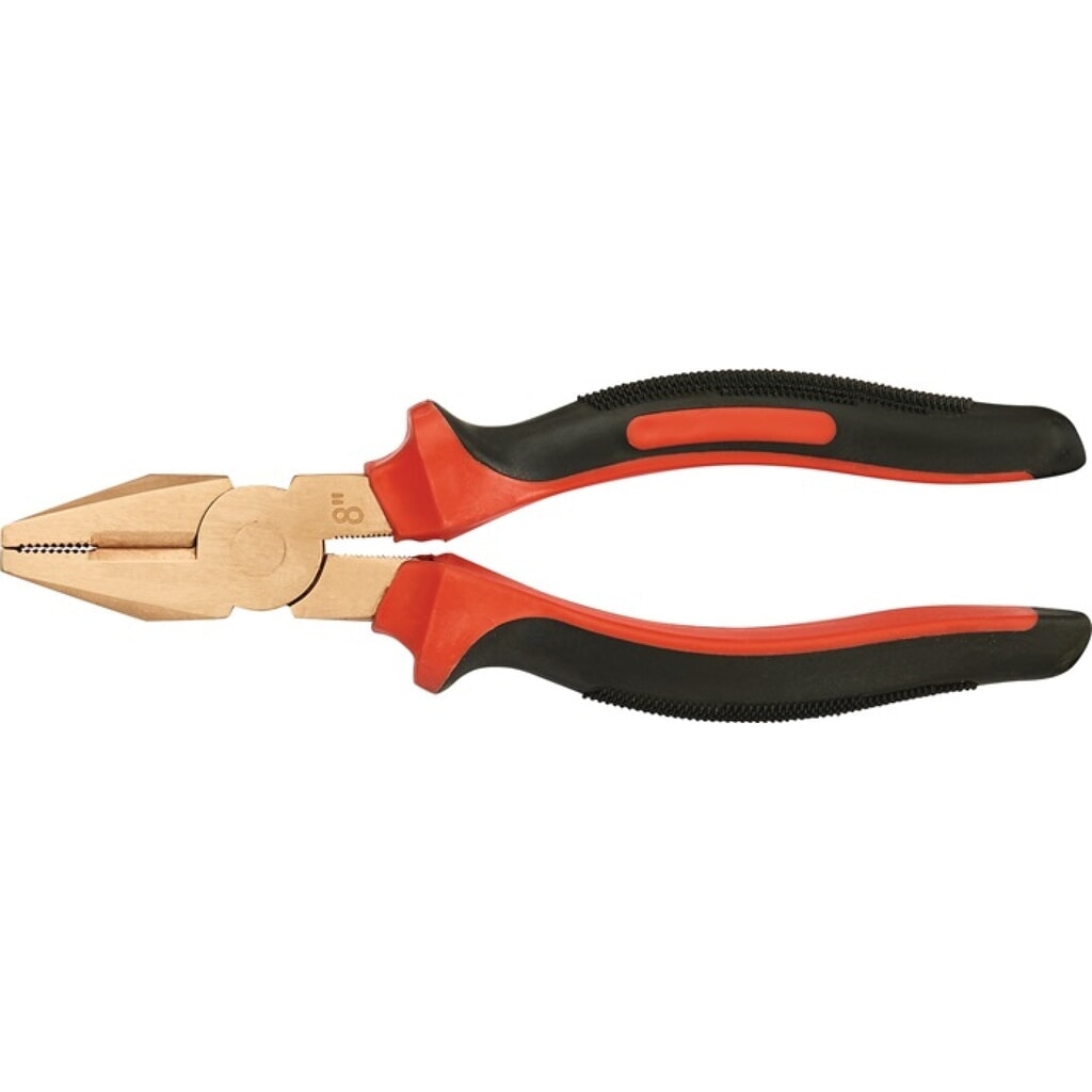ENDRES TOOLS Kombizange L.200mm 2K-Hülle funkenfrei Produktabbildung: ENDRES TOOLS Kombizange L.200mm 2K-Hülle funkenfrei