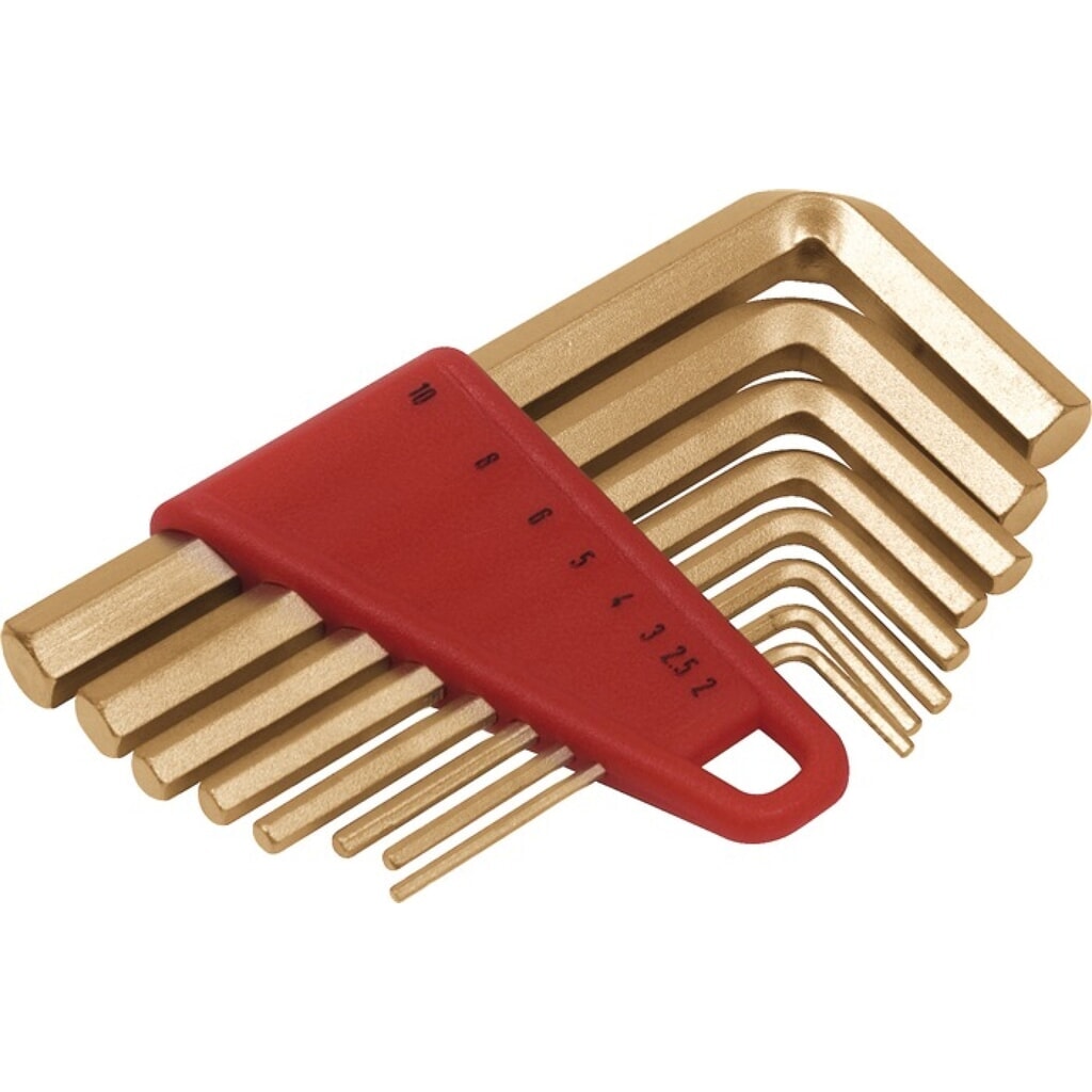 Produktabbildung: Sechskantwinkelschraubendrehersatz 8-teilig SW 2 - 10 mm