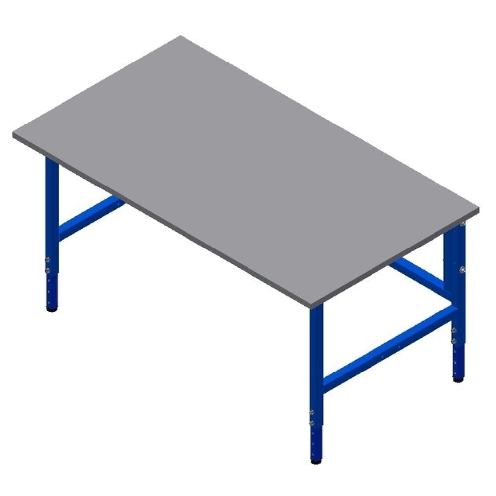 Product afbeelding: DAHMEN handmatig in hoogte verstelbare paktafel Classic, enkelzijdig, hxbxd 700-950 x 1.600 x 900 mm