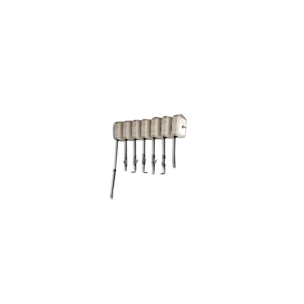 N° de l'image du produit 2 : Enrouleur pour flexible SAMOA, fermé, avec compteur de débit manuel électronique, longueur de flexible 10 m, filetage 1/2"