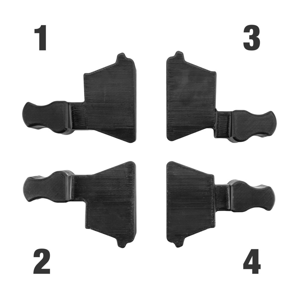 N° de l'image du produit 2 : Ensemble d’adaptateurs pour passage de câbles Defender® MIDI 3 2D by Adam Hall