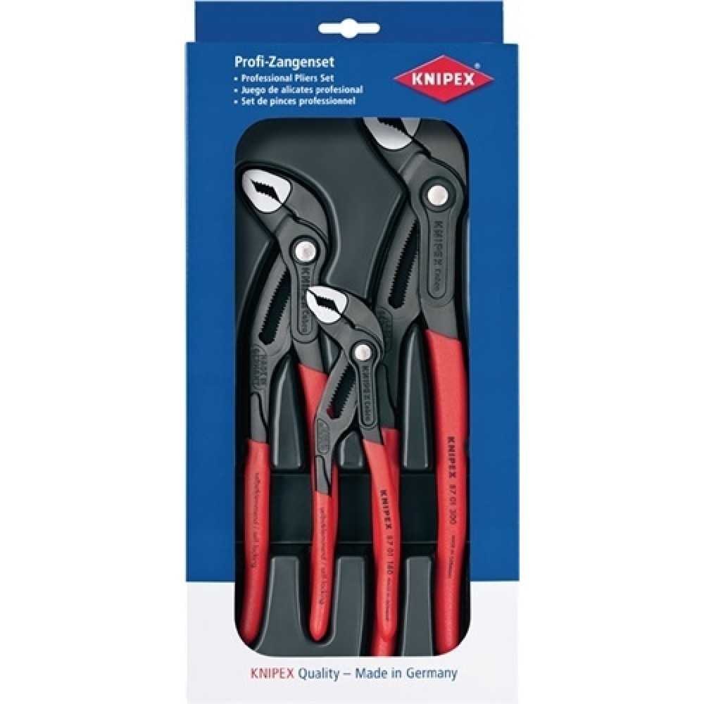 Illustration du produit: Jeu de pinces paquet Cobra® contenu 3 pièces gris atramenté pièce en plastique e