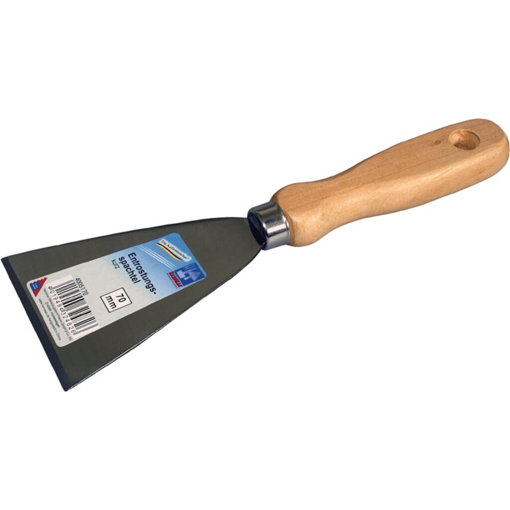 Entrostungsspachtel B.70mm fein pol.HO rd. Produktabbildung: Entrostungsspachtel B.70mm fein pol.HO rd.