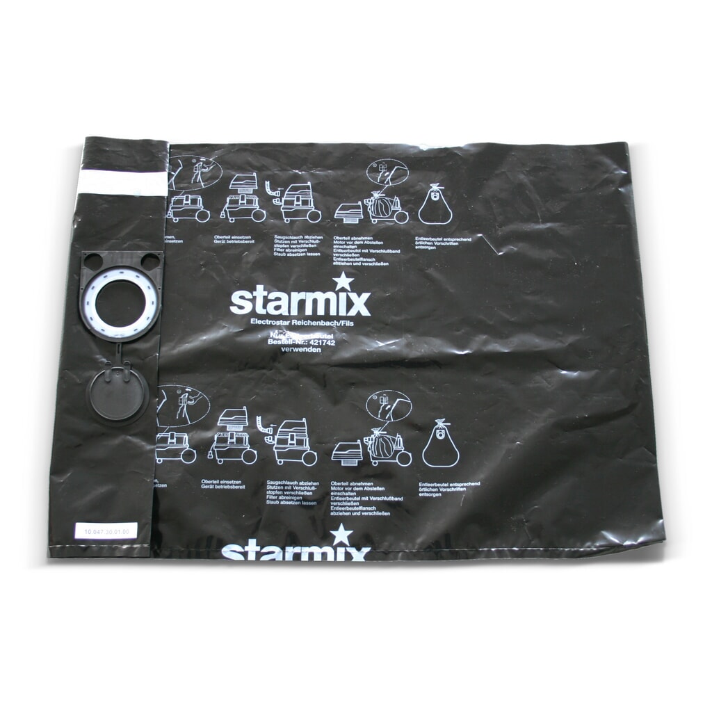 Produktabbildung: Entsorgungsbeutel FBPE 25-35 für starmix ISP-/ISC-/IS-Serie, 5 Stk/VE