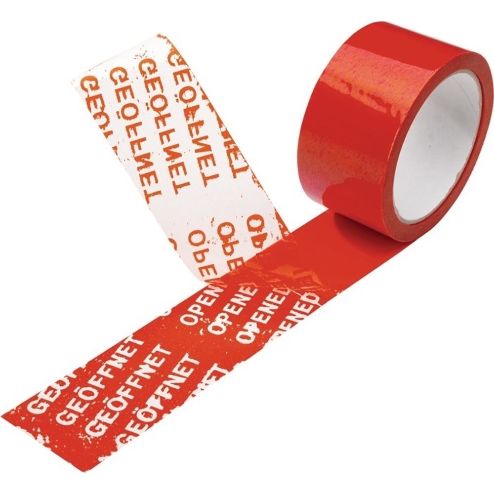Produktabbildung: ENVIROPACK Sicherheitspackband ENVO TAPE® rot L.50m B.50mm Rl