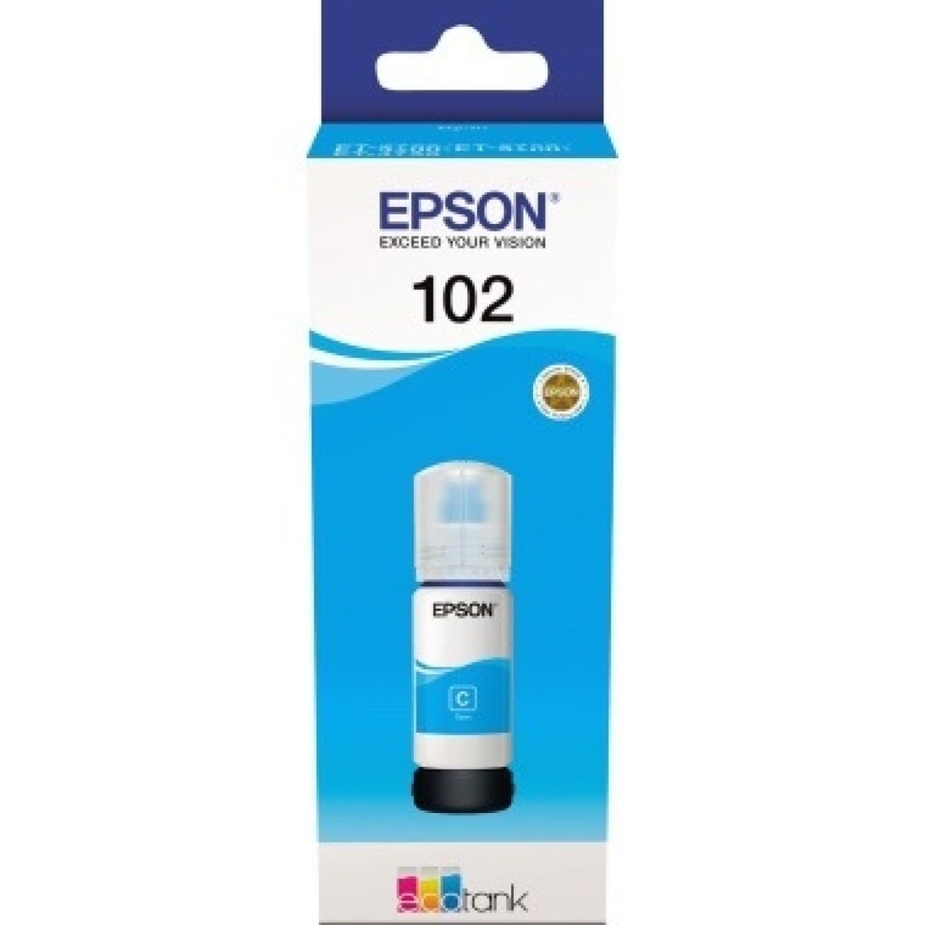 Epson Nachfülltinte C13T03R240 102 70ml cyan Produktabbildung: Epson Nachfülltinte C13T03R240 102 70ml cyan