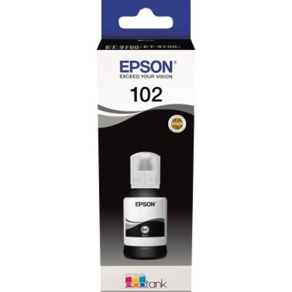 Epson Nachfülltinte C13T03R140 102 127ml schwarz Produktabbildung: Epson Nachfülltinte C13T03R140 102 127ml schwarz