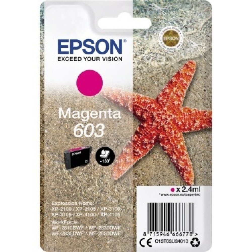 Produktabbildung: Epson Tintenpatrone C13T03U34010 603 2,4ml magenta