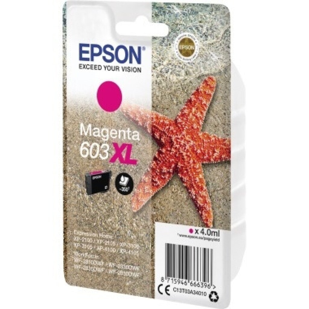 Epson Tintenpatrone C13T03A34010 603XL magenta Produktabbildung: Epson Tintenpatrone C13T03A34010 603XL magenta