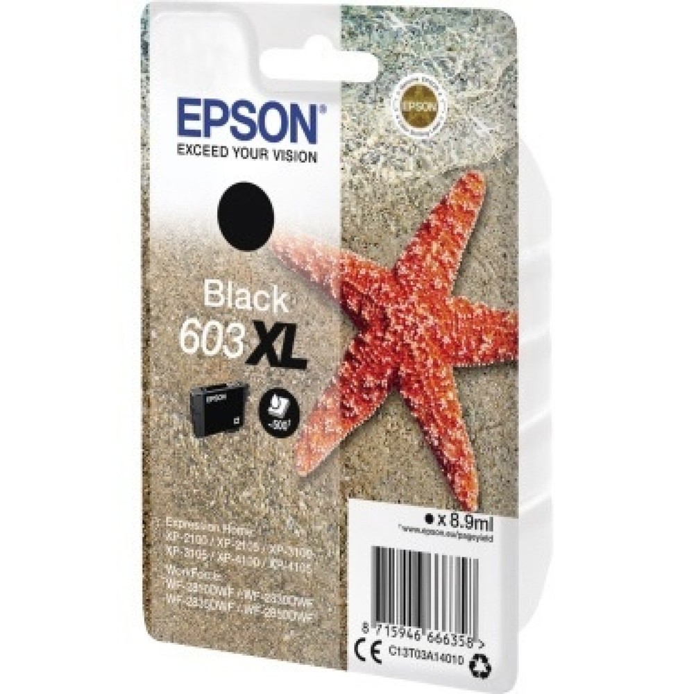 Produktabbildung Nr. 1: Epson Tintenpatrone C13T03A14010 603XL schwarz