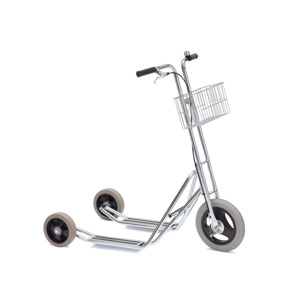Produktabbildung: Ergobjörn Betriebsroller PREMIUM mit Korb, Dreirad