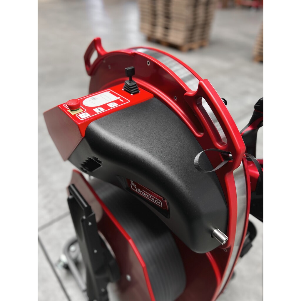 Produktabbildung Nr. 17: ErgoPack Palettenumreifungsmaschine E-conomy Line 713E, Palettenbreite mechanisch einstellbar, mit Umreifungsgerät, Band 9–13 mm, bis 1.200N