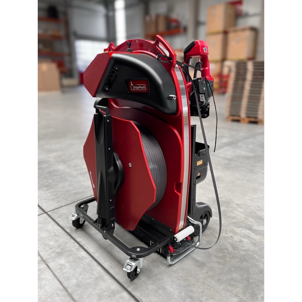 Produktabbildung Nr. 16: ErgoPack Palettenumreifungsmaschine E-conomy Line 713E, Palettenbreite mechanisch einstellbar, mit Umreifungsgerät, Band 9–13 mm, bis 1.200N