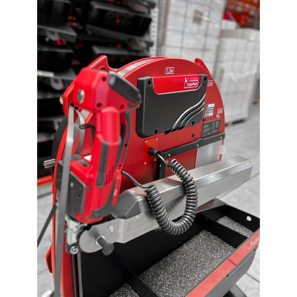 Produktabbildung Nr. 15: ErgoPack Palettenumreifungsmaschine E-conomy Line 713E, Palettenbreite mechanisch einstellbar, mit Umreifungsgerät, Band 9–13 mm, bis 1.200N