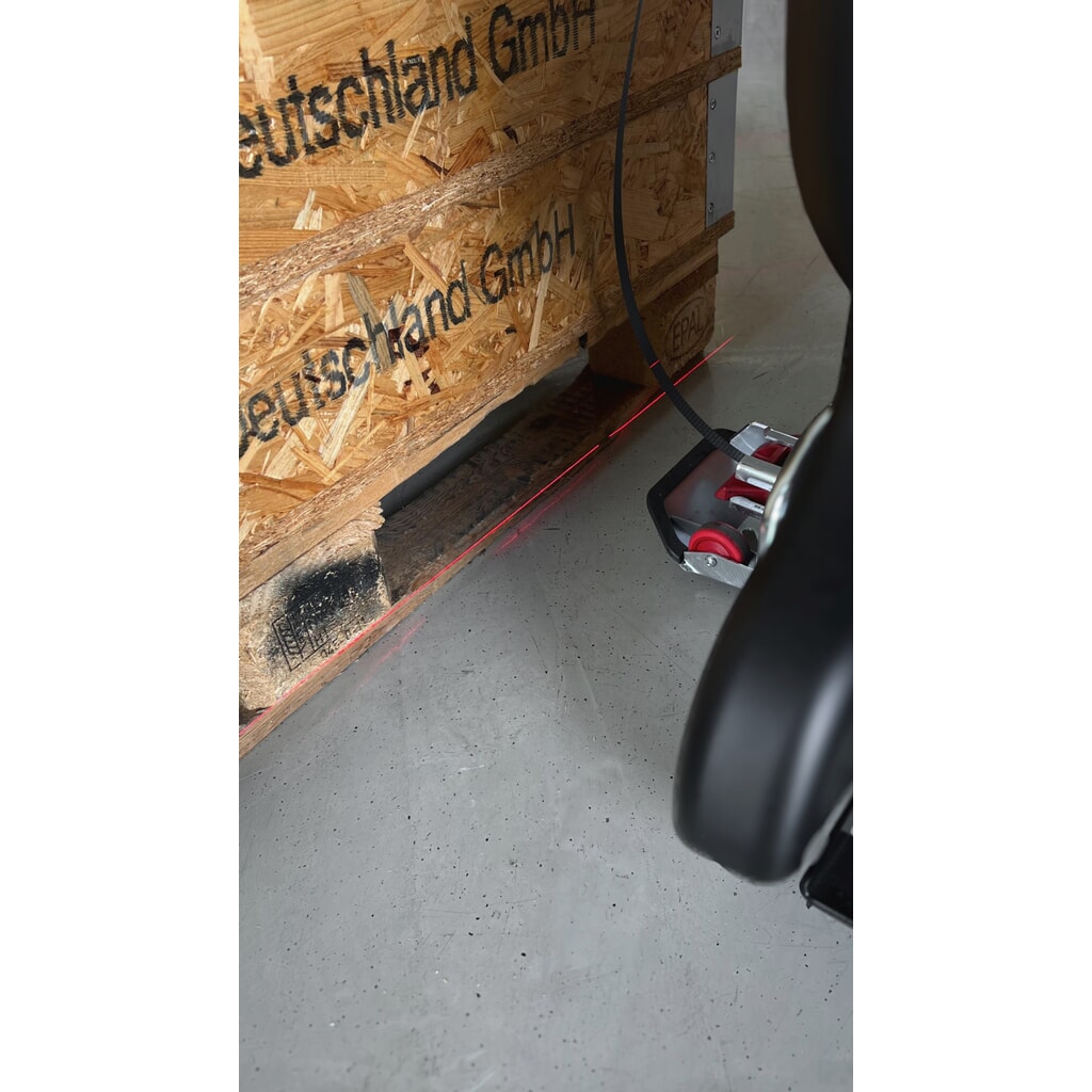 Produktabbildung Nr. 3: ErgoPack Palettenumreifungsmaschine E-conomy Line 713E, Palettenbreite mechanisch einstellbar, mit Umreifungsgerät, Band 9–13 mm, bis 1.200N