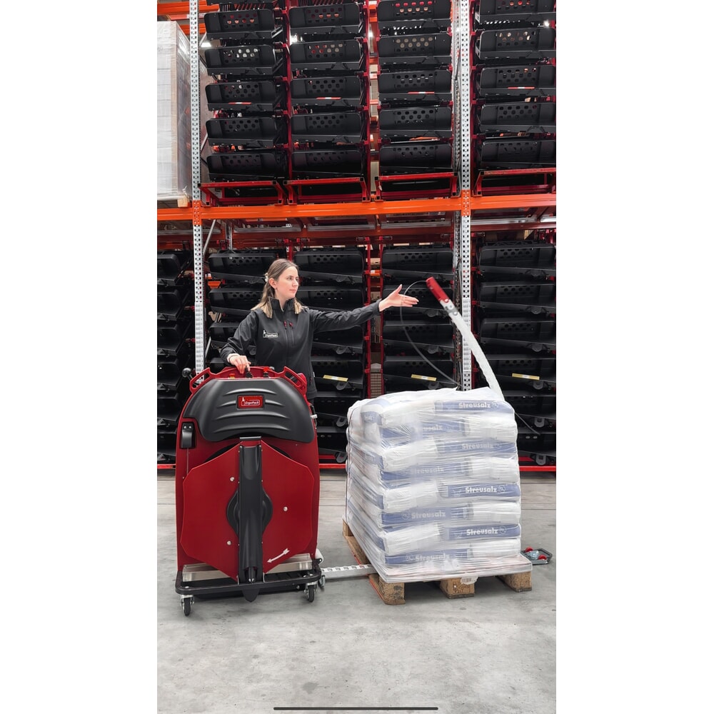 Produktabbildung Nr. 11: ErgoPack Palettenumreifungsmaschine E-conomy Line 713E, Palettenbreite mechanisch einstellbar, mit Umreifungsgerät, Band 9–13 mm, bis 1.200N