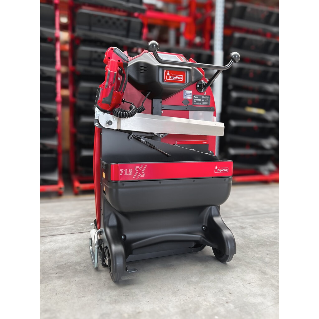 ErgoPack Palettenumreifungsmaschine X-pert Line 713X LI, elektronischer Antrieb, mit Umreifungsgerät, Band 9–13 mm, bis 1200N Produktabbildung Nr. 12: ErgoPack Palettenumreifungsmaschine X-pert Line 713X LI, elektronischer Antrieb, mit Umreifungsgerät, Band 9–13 mm, bis 1200N