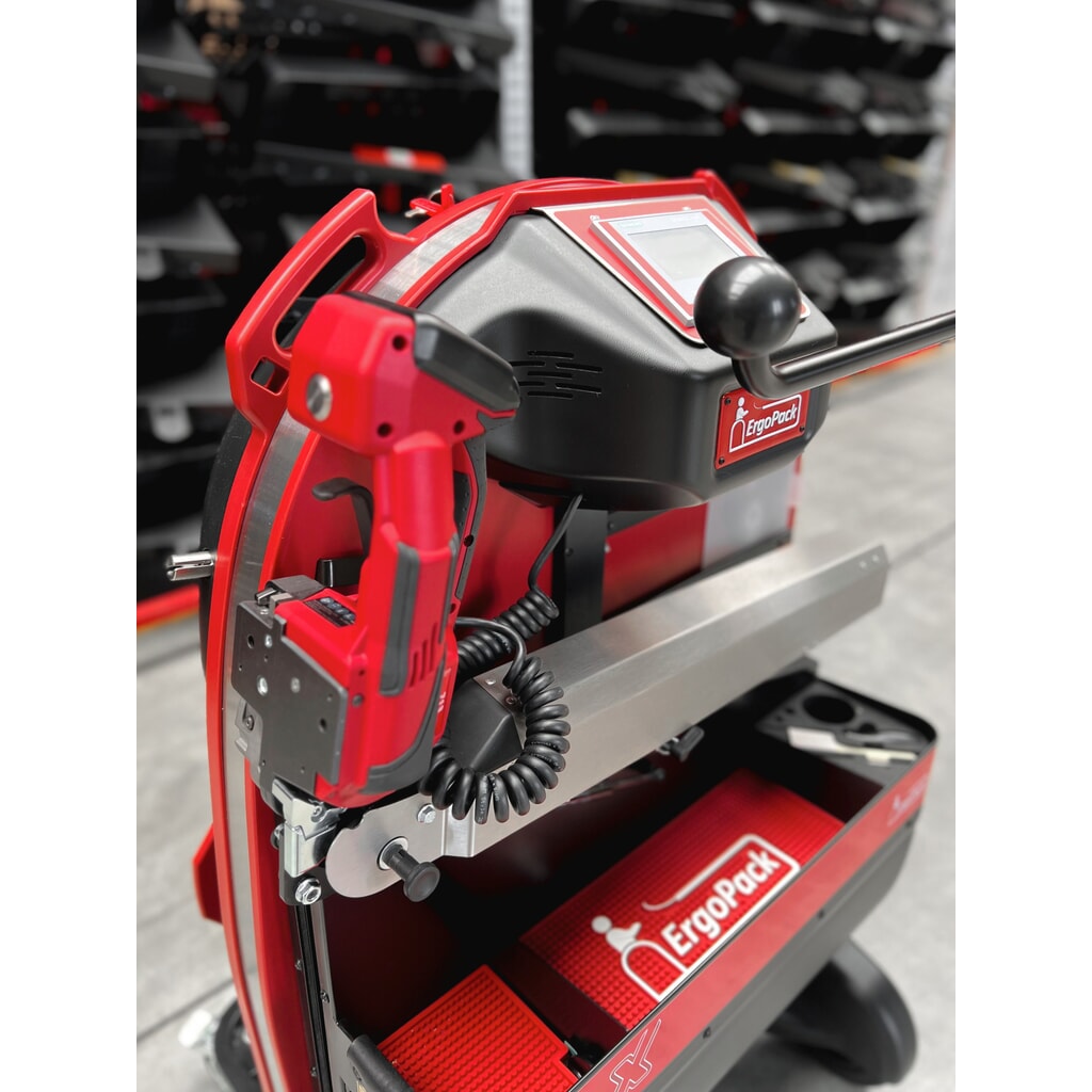 ErgoPack Palettenumreifungsmaschine X-pert Line 713X LI, elektronischer Antrieb, mit Umreifungsgerät, Band 9–13 mm, bis 1200N Produktabbildung Nr. 6: ErgoPack Palettenumreifungsmaschine X-pert Line 713X LI, elektronischer Antrieb, mit Umreifungsgerät, Band 9–13 mm, bis 1200N