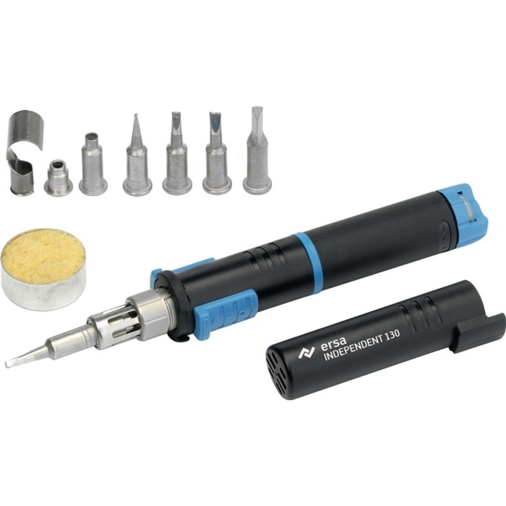 Produktabbildung: ERSA Gaslötset INDEPENDENT 130 PROFI SET, 580 °C, 25 - 130 W, 50s (280 °C)