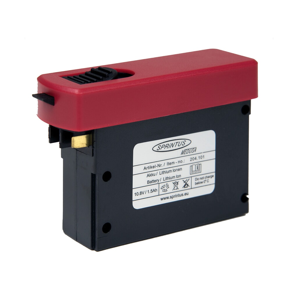 Ersatzakku für SPRiNTUS Scheuer-Saugmaschine MEDUSA, 10,8/1,5 V/Ah Produktabbildung: Ersatzakku für SPRiNTUS Scheuer-Saugmaschine MEDUSA, 10,8/1,5 V/Ah