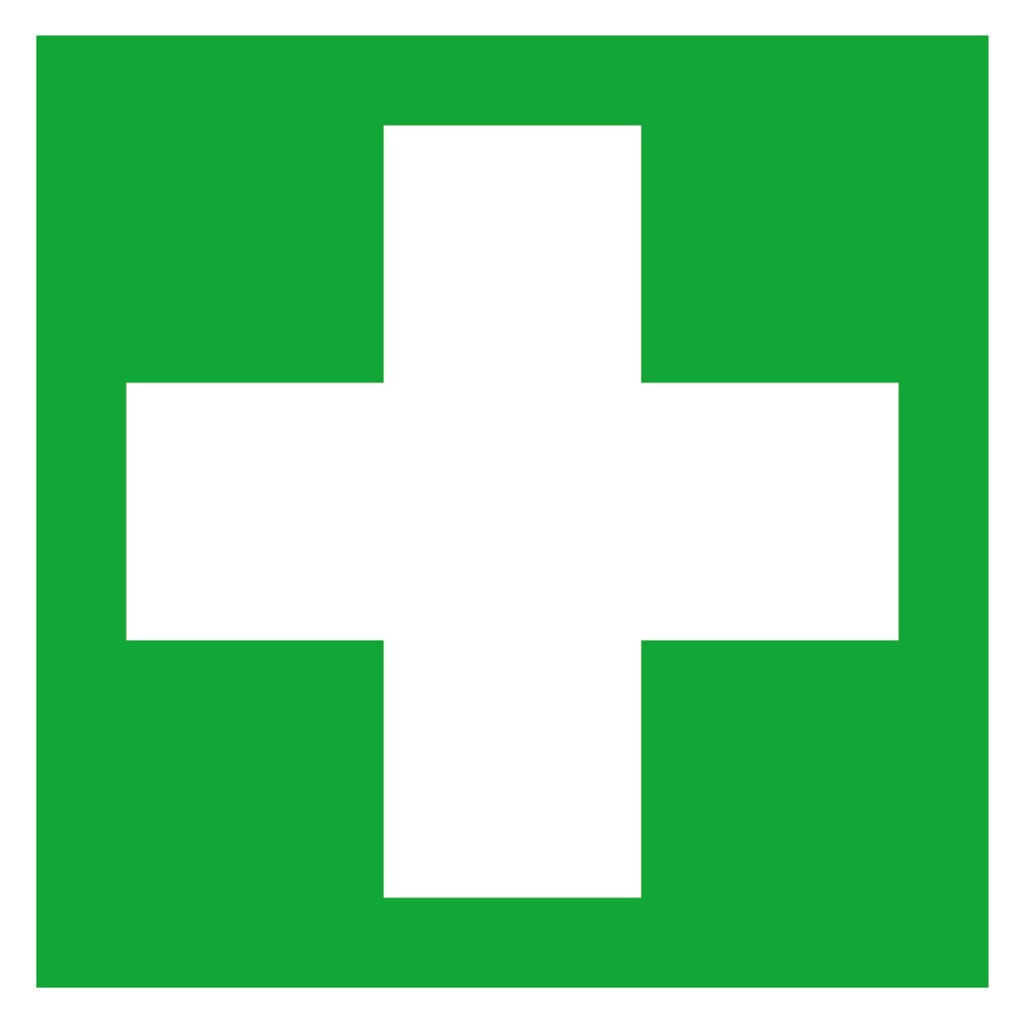 SafetyMarking® Erste Hilfe, HxB 150 x 150 mm, Folie HI Produktabbildung: SafetyMarking® Erste Hilfe, HxB 150 x 150 mm, Folie HI