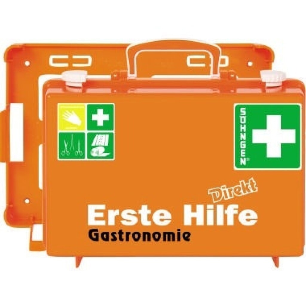 SÖHNGEN Erste Hilfe Koffer DIREKT 0370008 DIN 13157 orange Produktabbildung: SÖHNGEN Erste Hilfe Koffer DIREKT 0370008 DIN 13157 orange