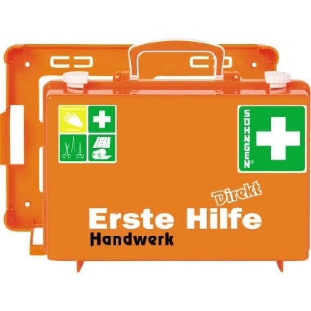 Produktabbildung: SÖHNGEN Erste Hilfe Koffer DIREKT 0370096 DIN 13157 orange