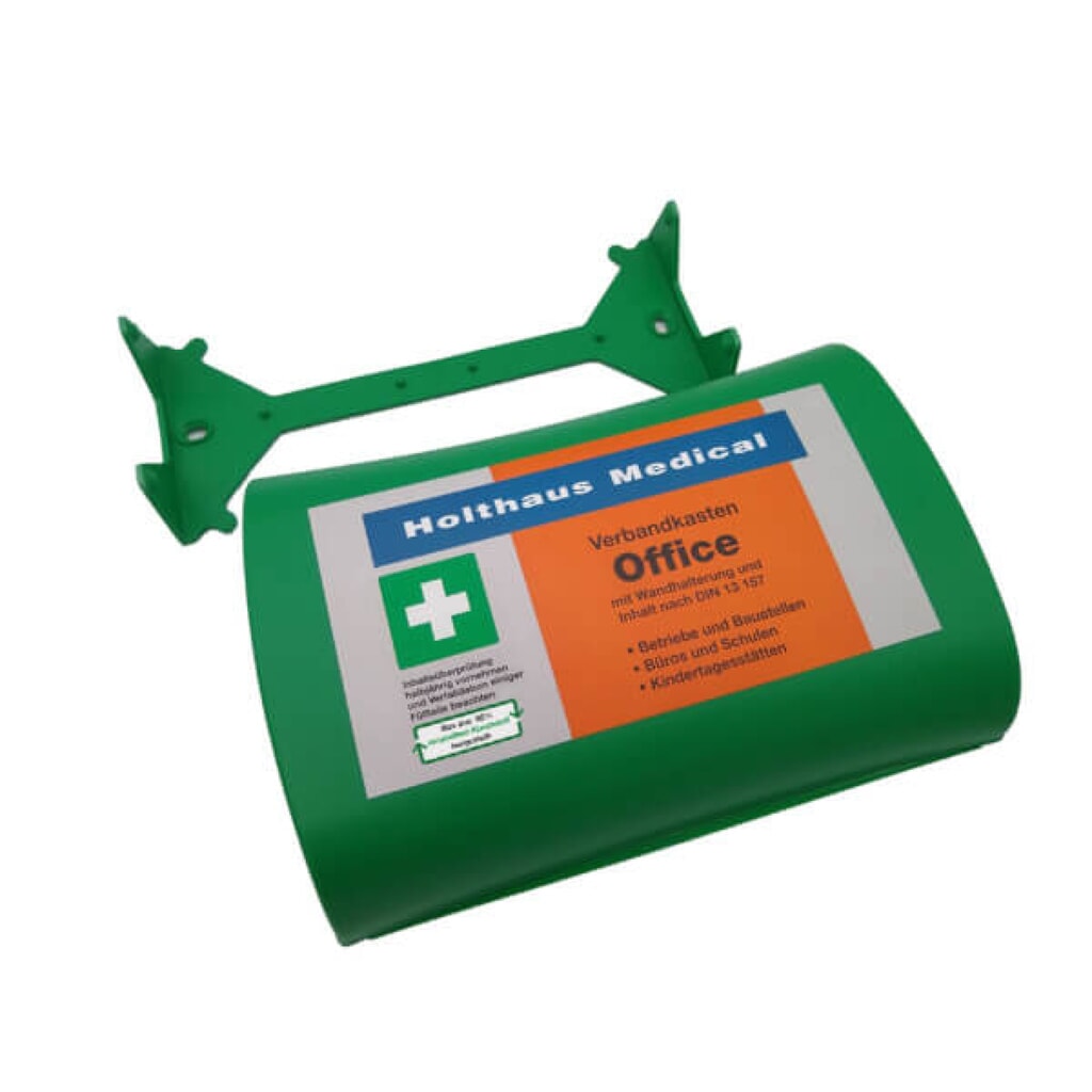 Erste-Hilfe-Verbandkasten Office, DIN 13157, (BxHxT): 26,0 x 17,0 x 9,0 cm Produktabbildung Nr. 2: Erste-Hilfe-Verbandkasten Office, DIN 13157, (BxHxT): 26,0 x 17,0 x 9,0 cm