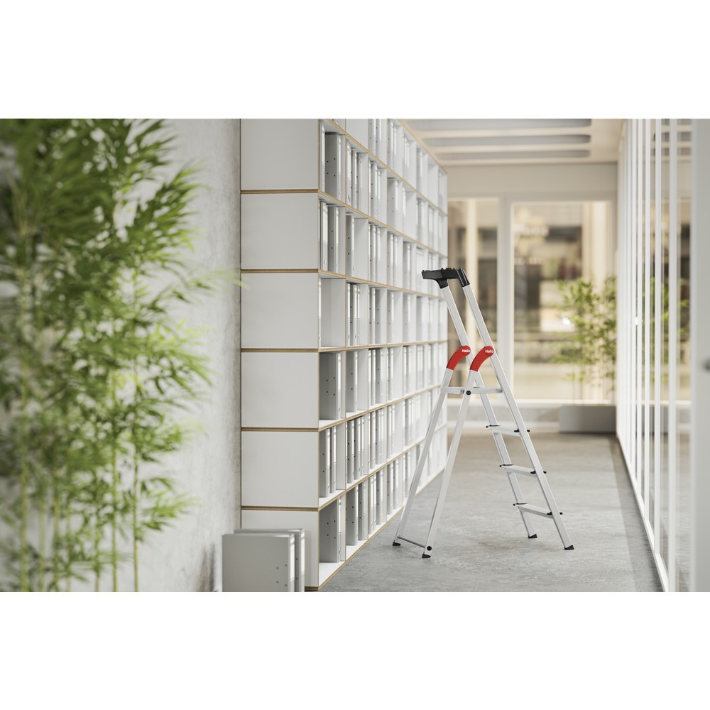 N° de l'image du produit 8 : Escabeau double à marches Hailo StandardLine, hauteur de travail 0,63 m