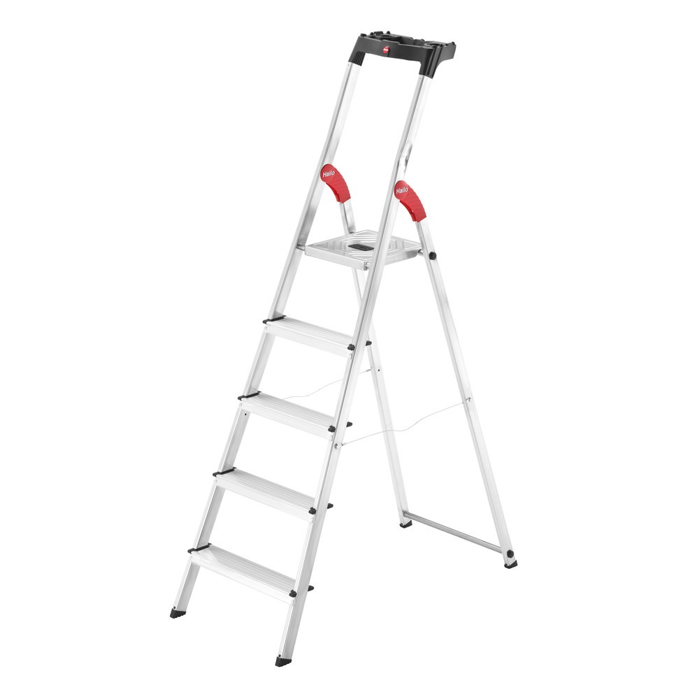 Illustration du produit: Escabeau double à marches Hailo StandardLine, hauteur de travail 1,07 m